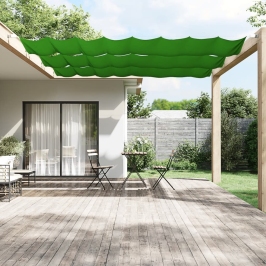 Toldo vertical verde claro 100x1000 cm tela oxford