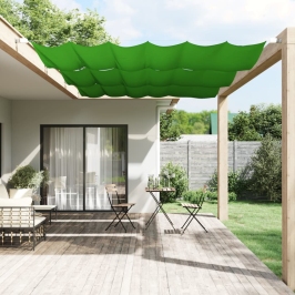 Toldo vertical verde claro 140x270 cm tela oxford