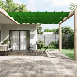 Toldo vertical verde claro 140x360 cm tela oxford