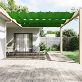 Toldo vertical verde claro 200x420 cm tela oxford