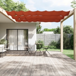 Toldo vertical terracota tela oxford 60x600 cm