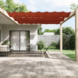 Toldo vertical terracota tela oxford 140x360 cm