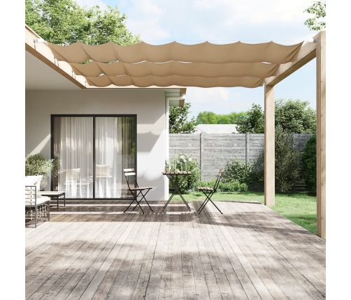 Toldo vertical tela oxford gris taupé 60x360 cm