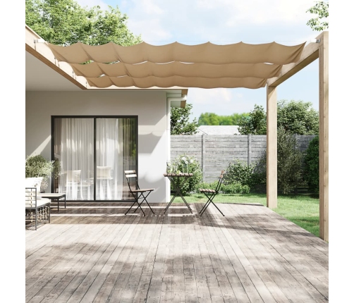 Toldo vertical tela oxford gris taupé 60x600 cm