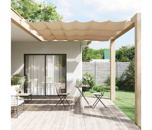 Toldo vertical tela oxford gris taupé 100x270 cm