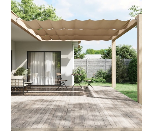 Toldo vertical tela oxford gris taupé 140x360 cm