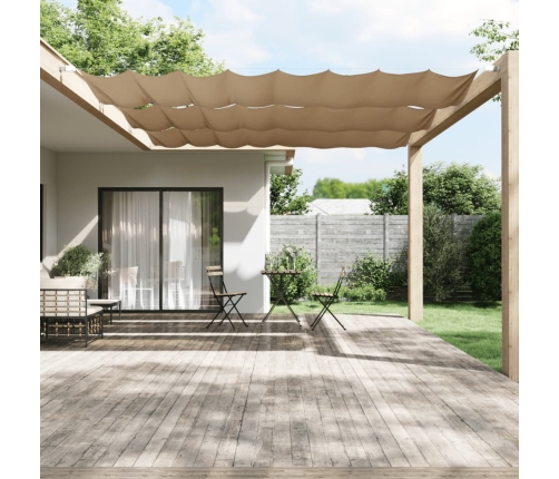 Toldo vertical tela oxford gris taupé 100x420 cm