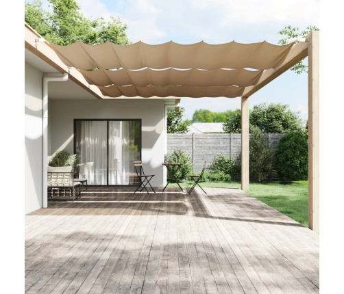 Toldo vertical tela oxford gris taupé 200x360 cm