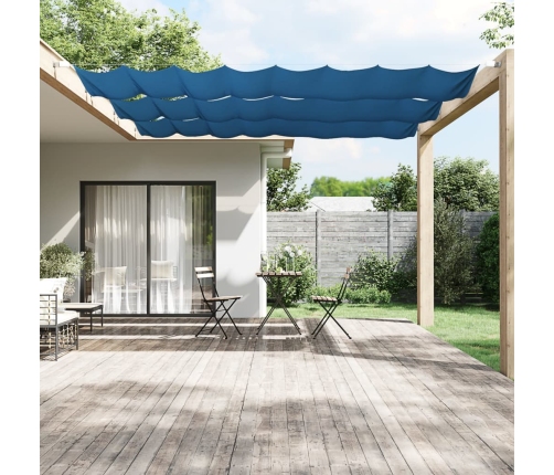 Toldo vertical tela oxford azul 100x1200 cm