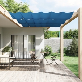 Toldo vertical tela oxford azul 140x270 cm