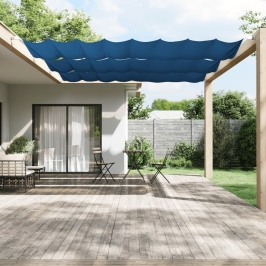 Toldo vertical tela oxford azul 140x360 cm