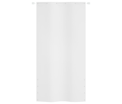 Toldo pantalla para balcón tela oxford blanco 120x240 cm