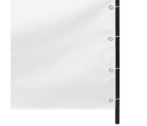 Toldo pantalla para balcón tela oxford blanco 120x240 cm