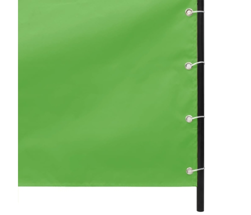 Toldo pantalla para balcón tela oxford verde claro 80x240 cm