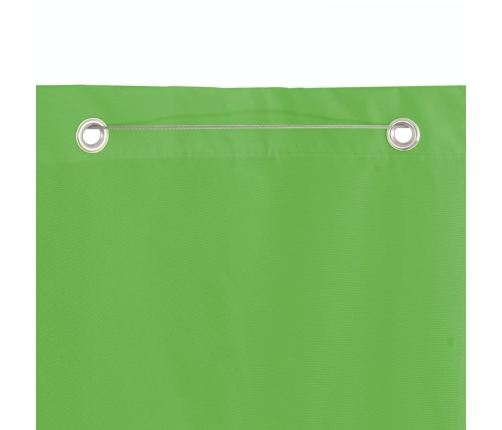 Toldo pantalla para balcón tela oxford verde claro 80x240 cm