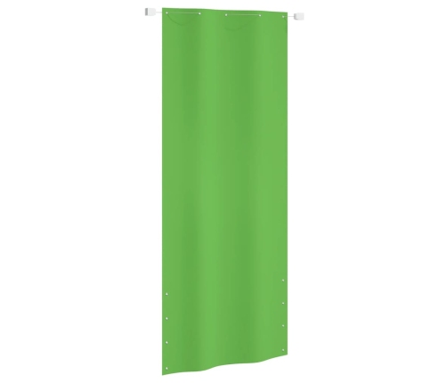 Toldo pantalla para balcón tela oxford verde claro 100x240 cm