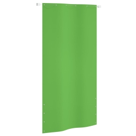 Toldo pantalla para balcón tela oxford verde claro 120x240 cm