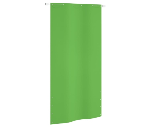 Toldo pantalla para balcón tela oxford verde claro 120x240 cm