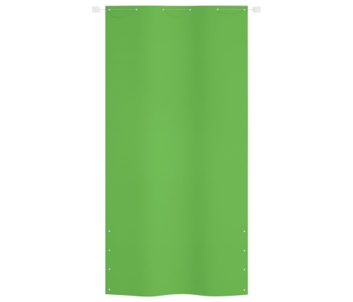 Toldo pantalla para balcón tela oxford verde claro 120x240 cm