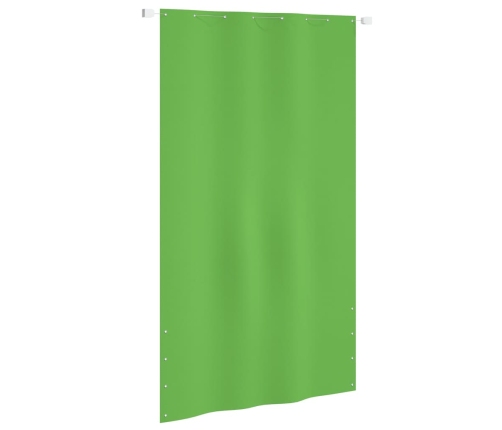 Toldo pantalla para balcón tela oxford verde claro 140x240 cm