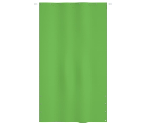 Toldo pantalla para balcón tela oxford verde claro 140x240 cm