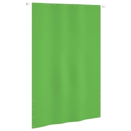 Toldo pantalla para balcón tela oxford verde claro 160x240 cm