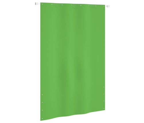 Toldo pantalla para balcón tela oxford verde claro 160x240 cm