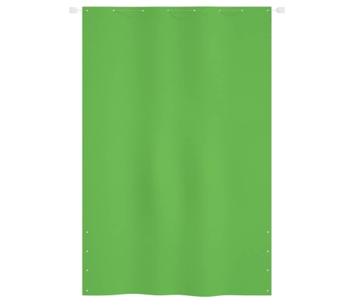 Toldo pantalla para balcón tela oxford verde claro 160x240 cm