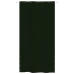 Toldo pantalla para balcón tela oxford verde oscuro 140x240 cm