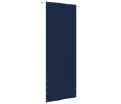 Toldo para balcón de tela oxford azul 80x240 cm