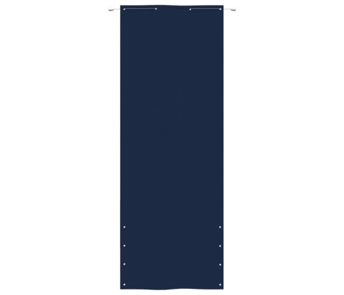 Toldo para balcón de tela oxford azul 80x240 cm