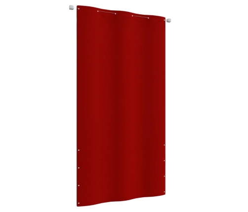 Toldo para balcón de tela oxford rojo 120x240 cm