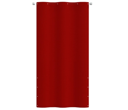 Toldo para balcón de tela oxford rojo 120x240 cm