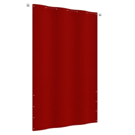 Toldo para balcón de tela oxford rojo 140x240 cm