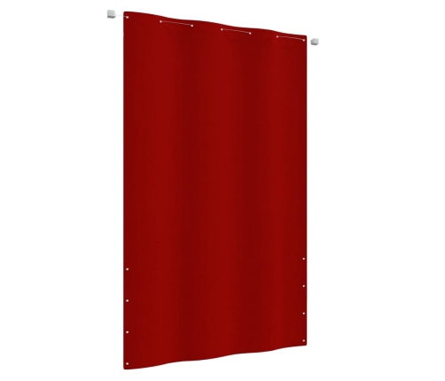 Toldo para balcón de tela oxford rojo 140x240 cm