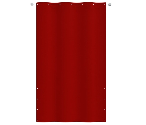 Toldo para balcón de tela oxford rojo 140x240 cm