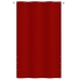 Toldo para balcón de tela oxford rojo 140x240 cm