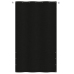 Toldo pantalla para balcón de tela oxford negro 140x240 cm