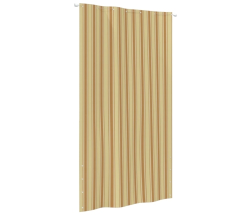 Toldo para balcón de tela oxford amarillo y naranja 140x240 cm