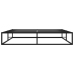 vidaXL Estructura de cama de metal negra 140x200 cm