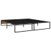 Estructura de cama sin colchón metal negro 200x200 cm