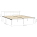 Estructura de cama sin colchón metal blanco 180x200 cm