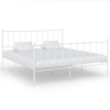 Estructura de cama sin colchón metal blanco 180x200 cm