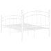 Estructura de cama sin colchón metal blanco 120x200 cm