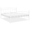 vidaXL Estructura de cama de metal blanco 160x200 cm