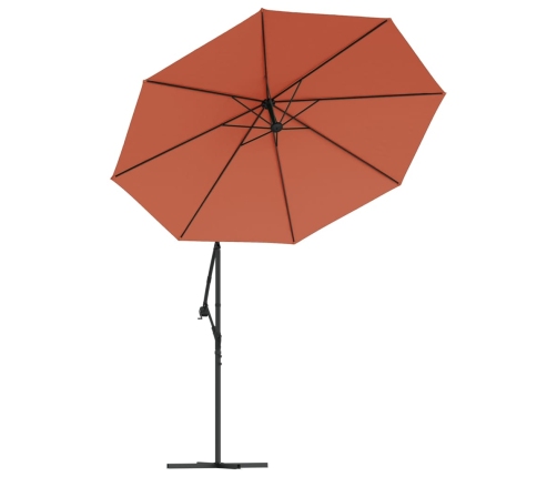 Tela de repuesto para sombrilla voladiza terracota 300 cm