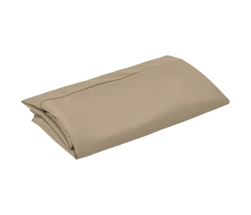 Tela de repuesto para sombrilla voladiza gris taupe 350 cm