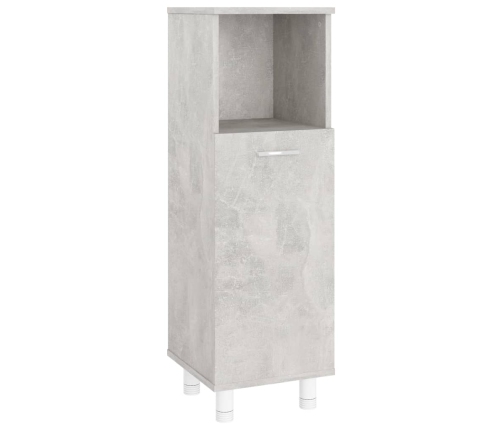 Conjunto de muebles de baño 3 piezas aglomerado gris hormigón