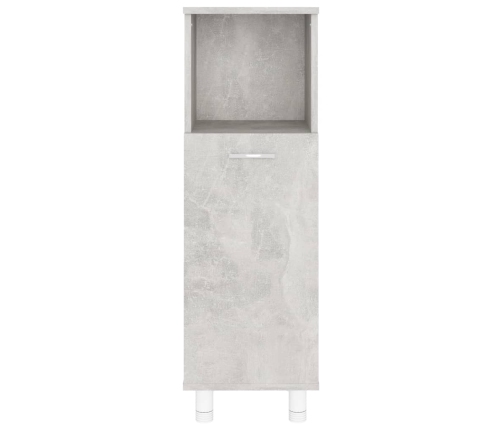 Conjunto de muebles de baño 3 piezas aglomerado gris hormigón