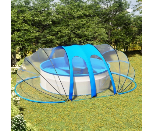 Cubierta capota de piscina 620x410x210 cm